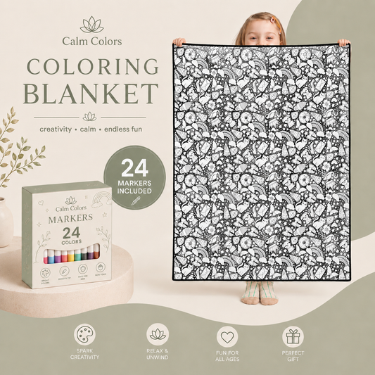 CalmColors™ Creative Blanket